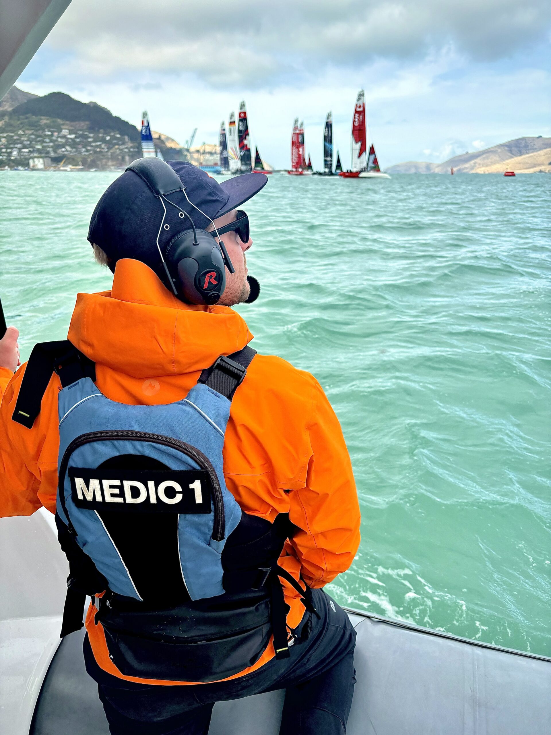 Paramedic on Safety Boat